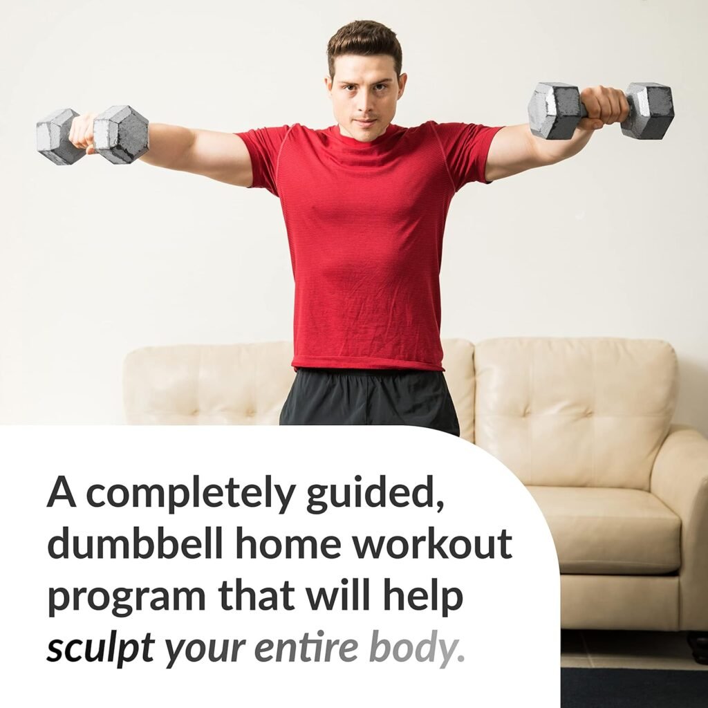 The Dumbbell Home Workout Journal. 13-Week Program. Fitness Planner,Fitness Journal,Workout Notebook.