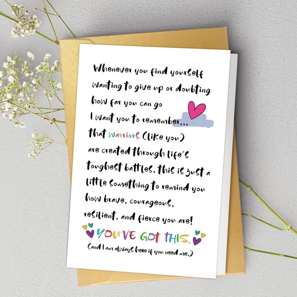 Encouragement Card, You Got This Card, Positive Card, Thinking of You Card, Support Card, Get Well Card, Warrior Card