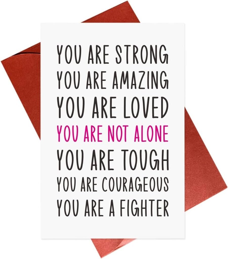 Gonzey Encouragement Card,Affirmation Card,Thinking Of You Card,Support Card For Patient,Uplifting Card For Friend