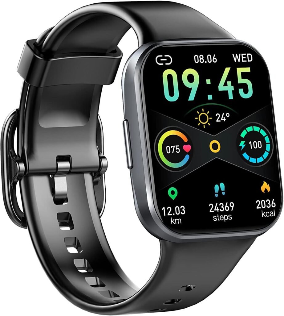 Smart Watch, 2023 Fitness Tracker Watch for Men Women, 1.69 Touch Smartwatch Fitness Watch with Heart Rate Monitor/Pedometer/Sleep Monitor, 25 Sports Waterproof Activity Tracker for Android Molocy